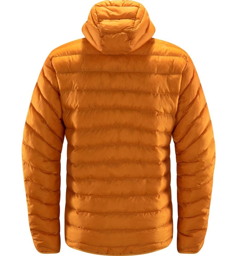 Men's Haglöfs Särna Mimic Hood Insulated Jackets Yellow Canada | US74-293