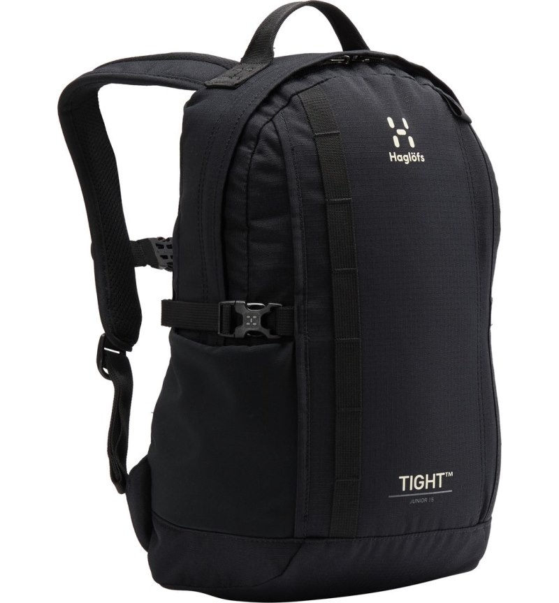 Men's Haglöfs Tight Junior 15 Backpacks Black Canada | ZQ82-058