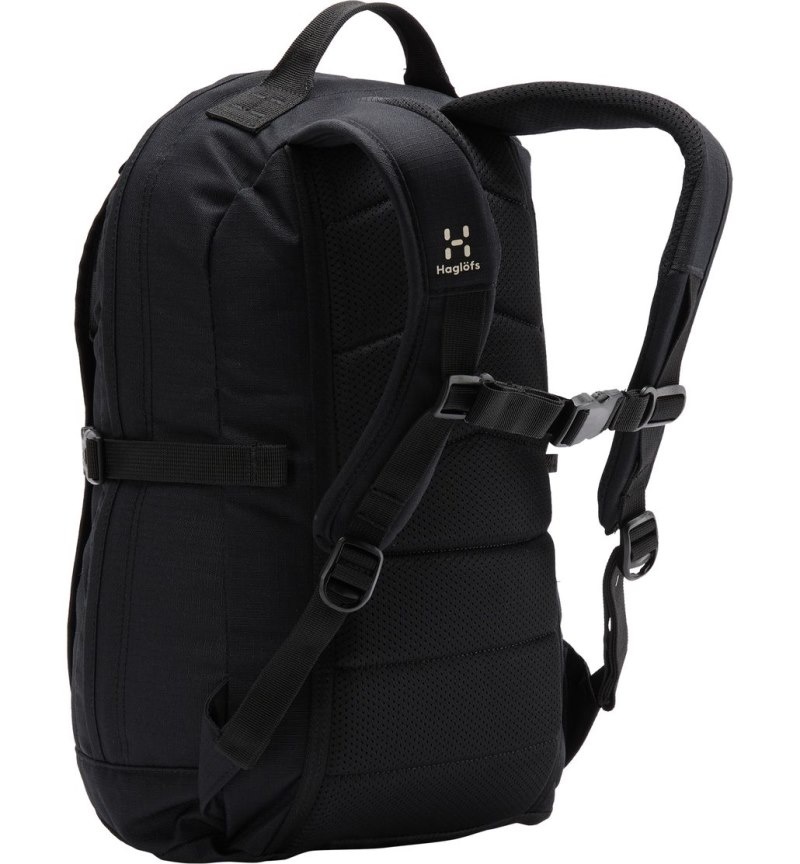 Men's Haglöfs Tight Junior 15 Backpacks Black Canada | ZQ82-058