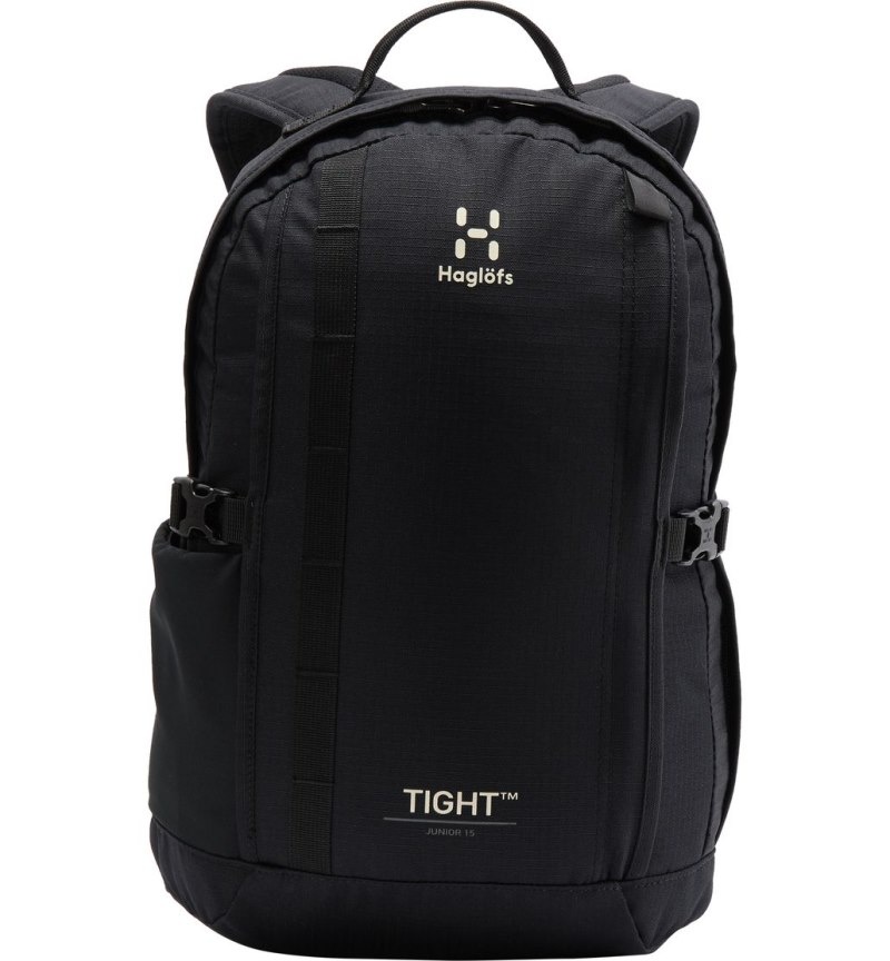 Men's Haglöfs Tight Junior 15 Backpacks Black Canada | ZQ82-058