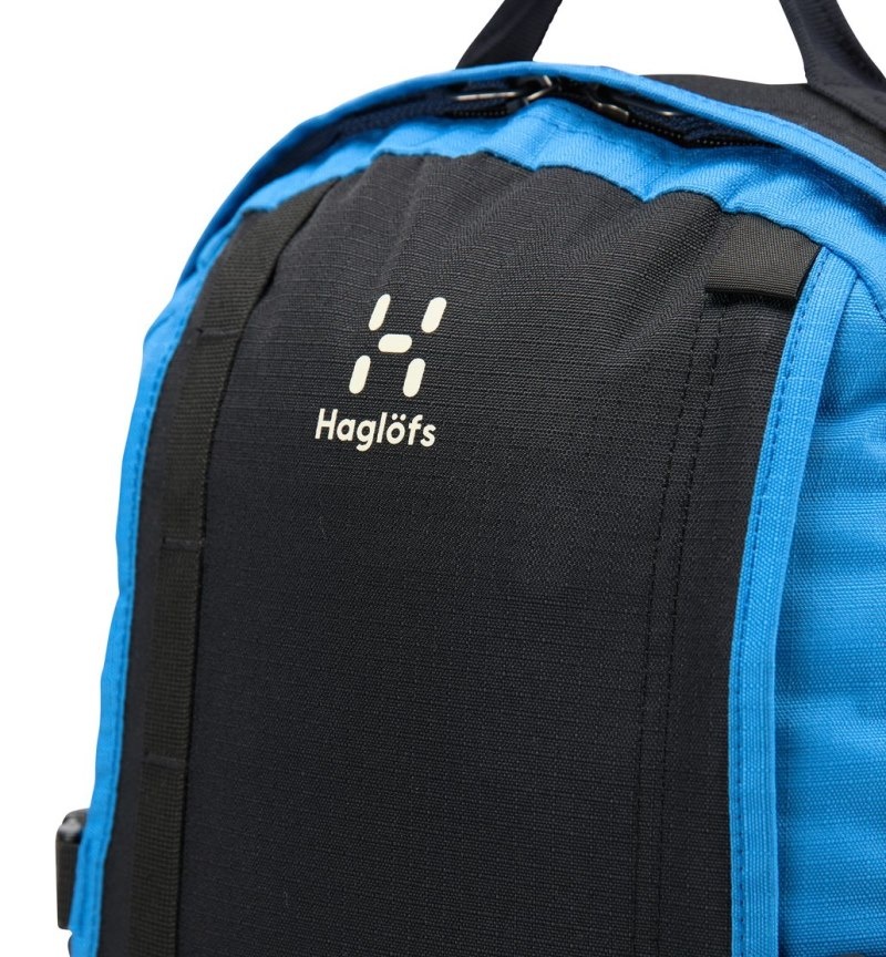 Men's Haglöfs Tight Junior 15 Backpacks Black / Blue Canada | KC60-001