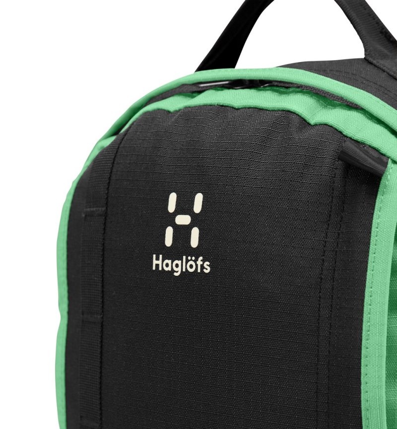 Men's Haglöfs Tight Junior 15 Backpacks Black / Mint Canada | LX17-317