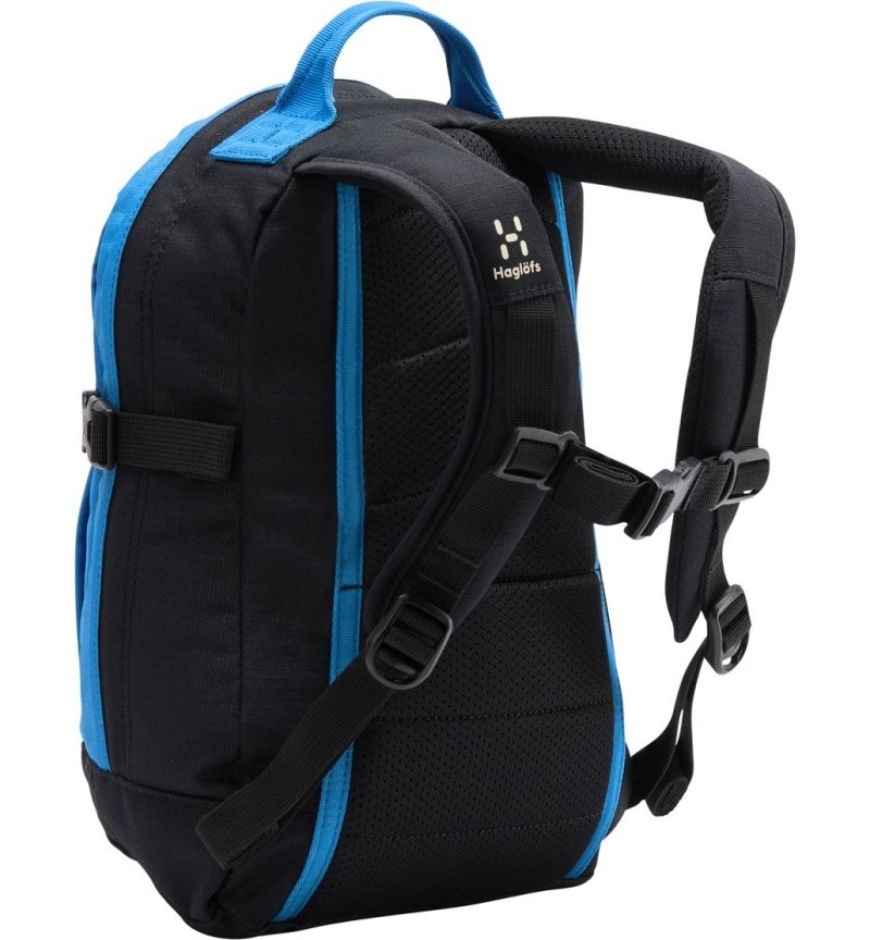 Men's Haglöfs Tight Junior 8 Backpacks Black / Blue Canada | PK18-065