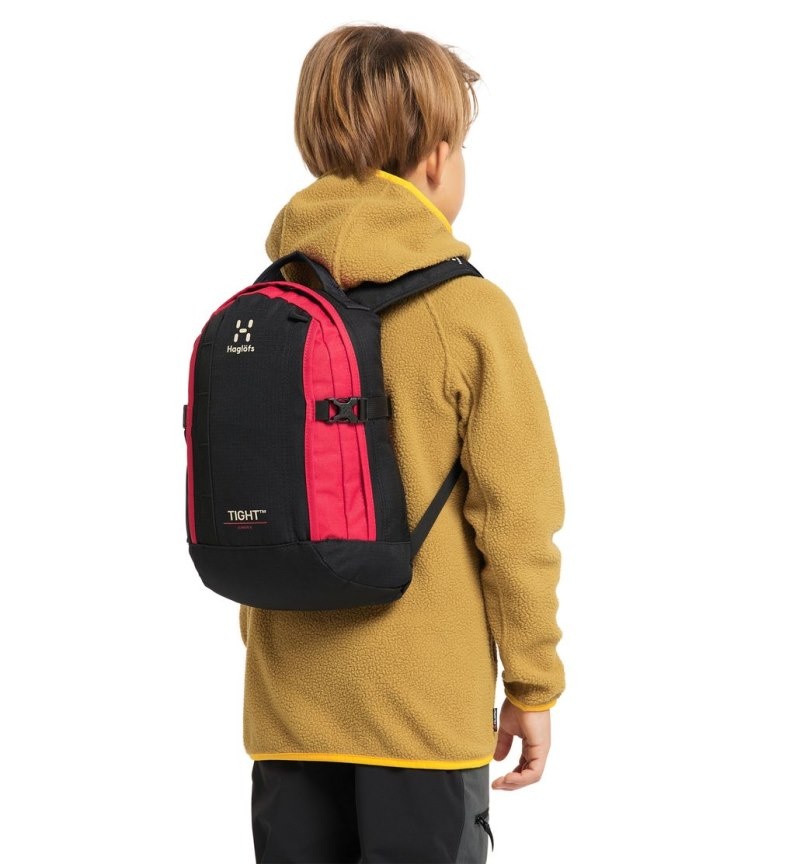 Men's Haglöfs Tight Junior 8 Backpacks Black / Red Canada | AP60-743