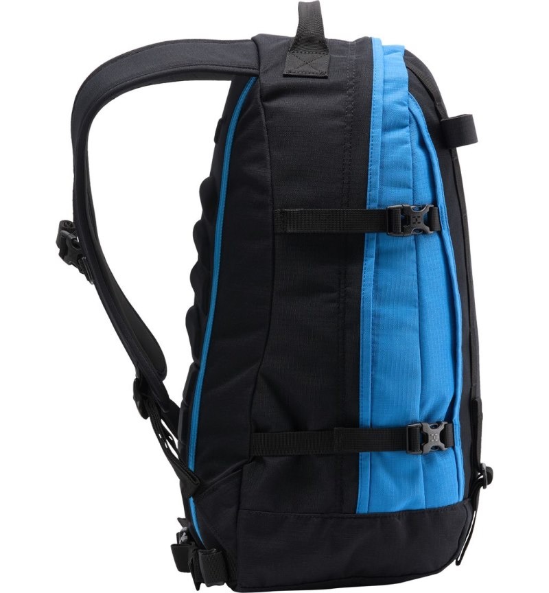 Men's Haglöfs Tight Large Daypacks & Laptop Backpacks Black / Blue Canada | ZC66-927