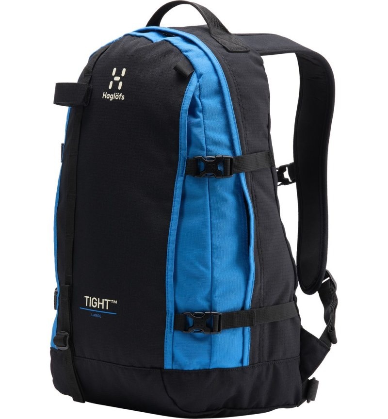 Men\'s Haglöfs Tight Large Daypacks & Laptop Backpacks Black / Blue Canada | ZC66-927