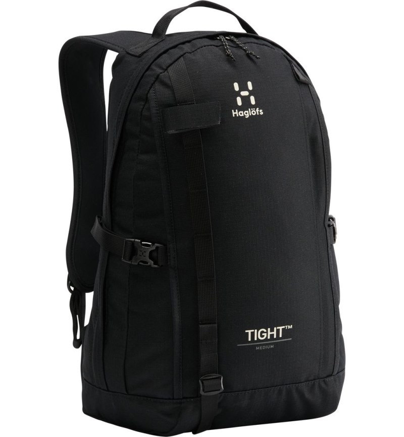 Men's Haglöfs Tight Medium Daypacks & Laptop Backpacks Black Canada | VG44-159