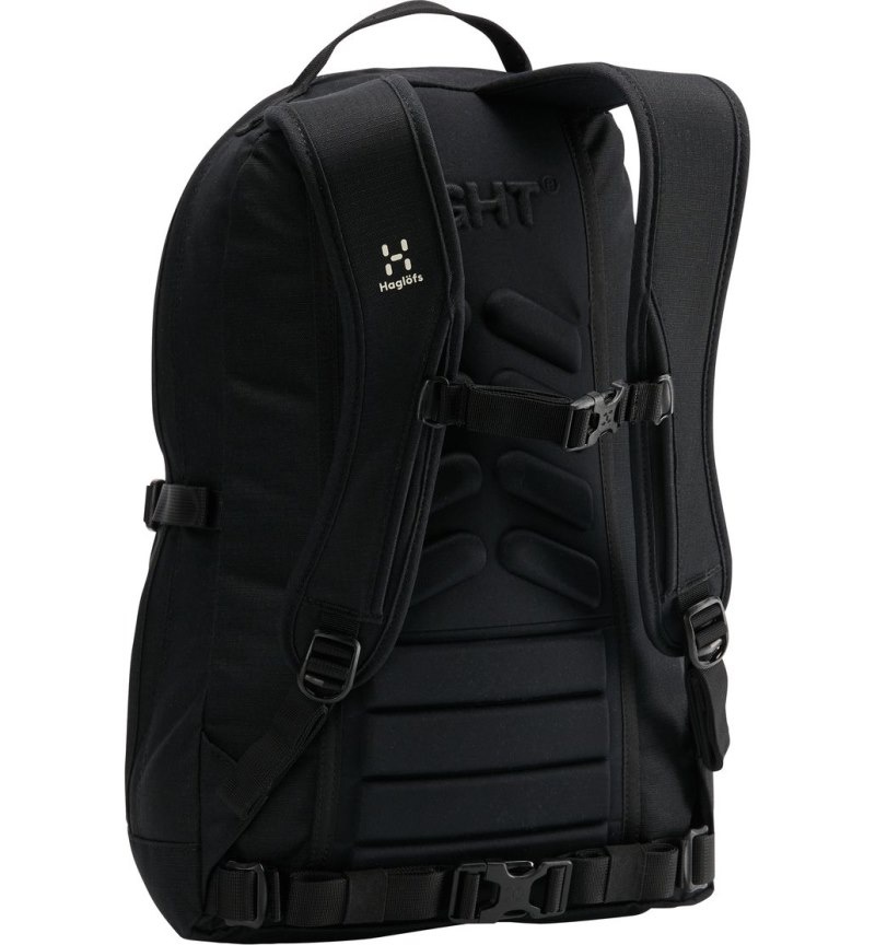 Men's Haglöfs Tight Medium Daypacks & Laptop Backpacks Black Canada | VG44-159