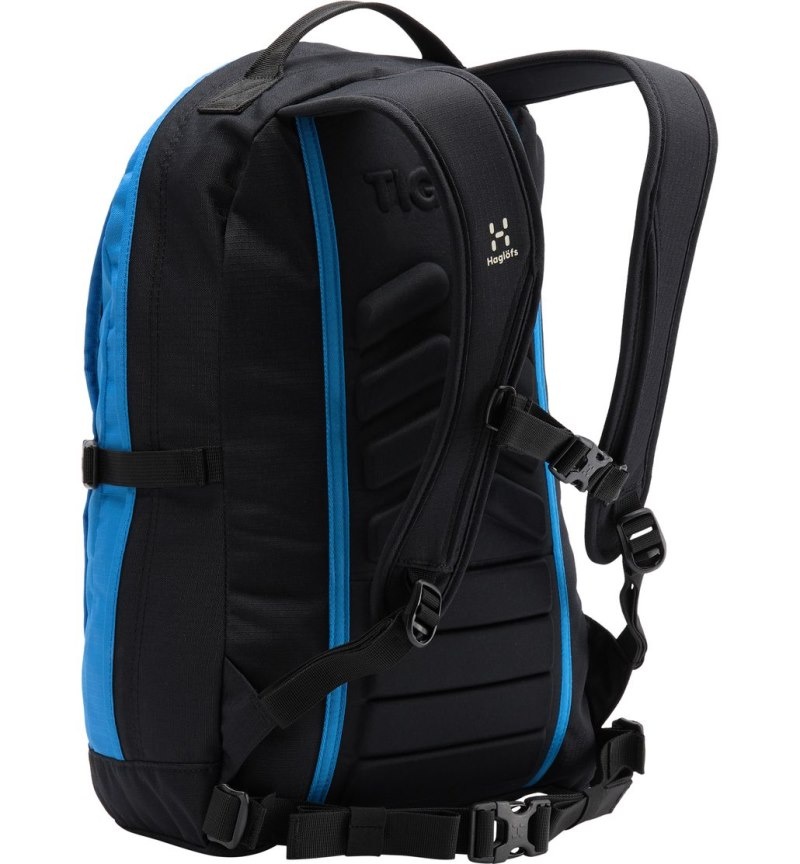 Men's Haglöfs Tight Medium Daypacks & Laptop Backpacks Black / Blue Canada | GC37-792