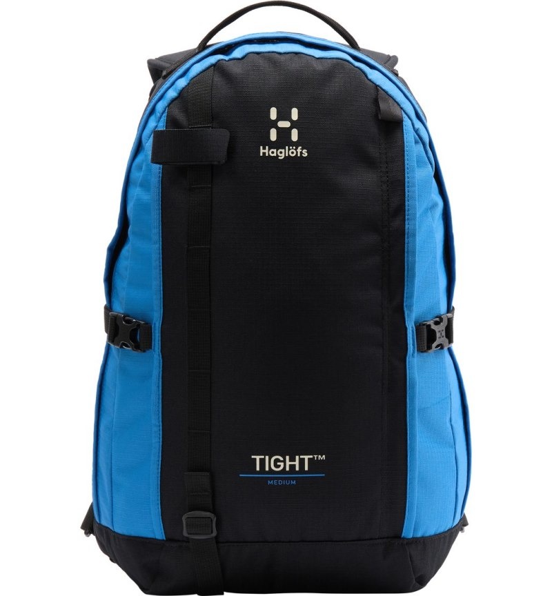 Men's Haglöfs Tight Medium Daypacks & Laptop Backpacks Black / Blue Canada | GC37-792