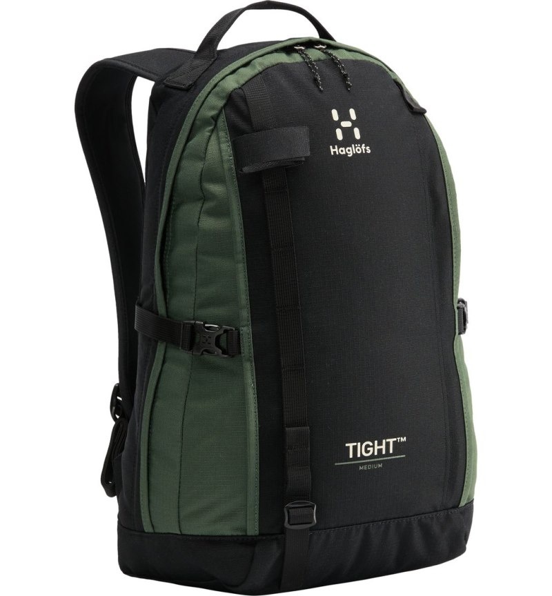 Men's Haglöfs Tight Medium Daypacks & Laptop Backpacks Black / Green Canada | PX33-619