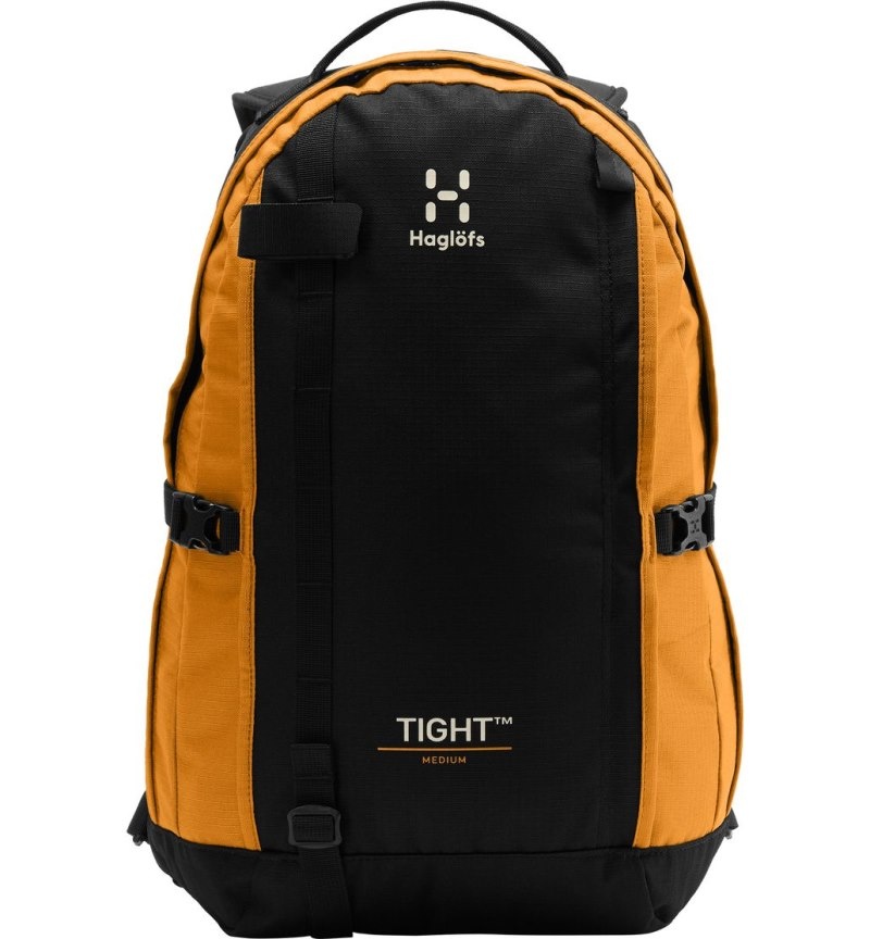 Men's Haglöfs Tight Medium Daypacks & Laptop Backpacks Black / Yellow Canada | PC86-418