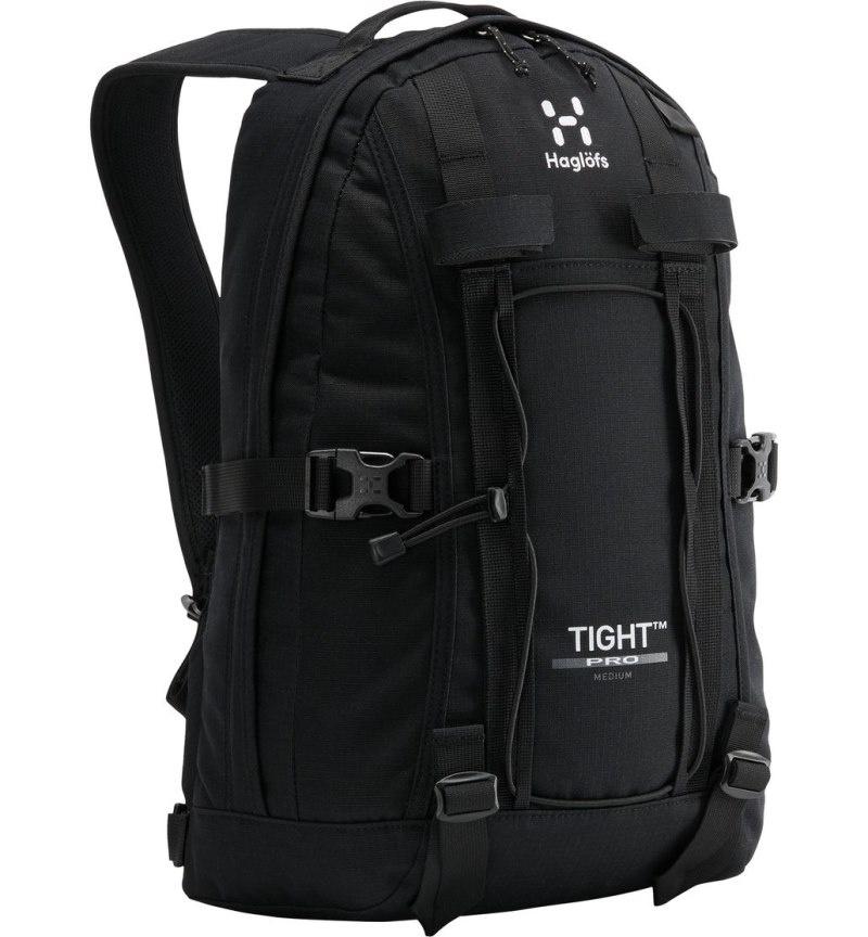 Men's Haglöfs Tight Pro Medium Daypacks & Laptop Backpacks Black Canada | DX96-389