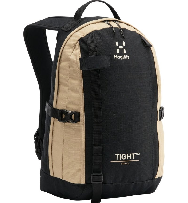 Men's Haglöfs Tight Small Daypacks & Laptop Backpacks Black / Beige Canada | GP01-490