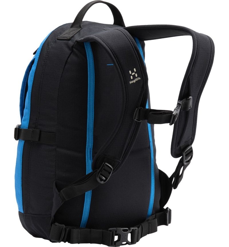 Men's Haglöfs Tight Small Daypacks & Laptop Backpacks Black / Blue Canada | OF22-185