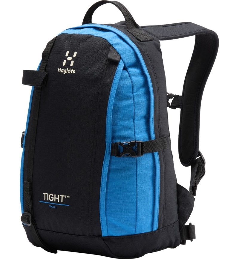 Men\'s Haglöfs Tight Small Daypacks & Laptop Backpacks Black / Blue Canada | OF22-185