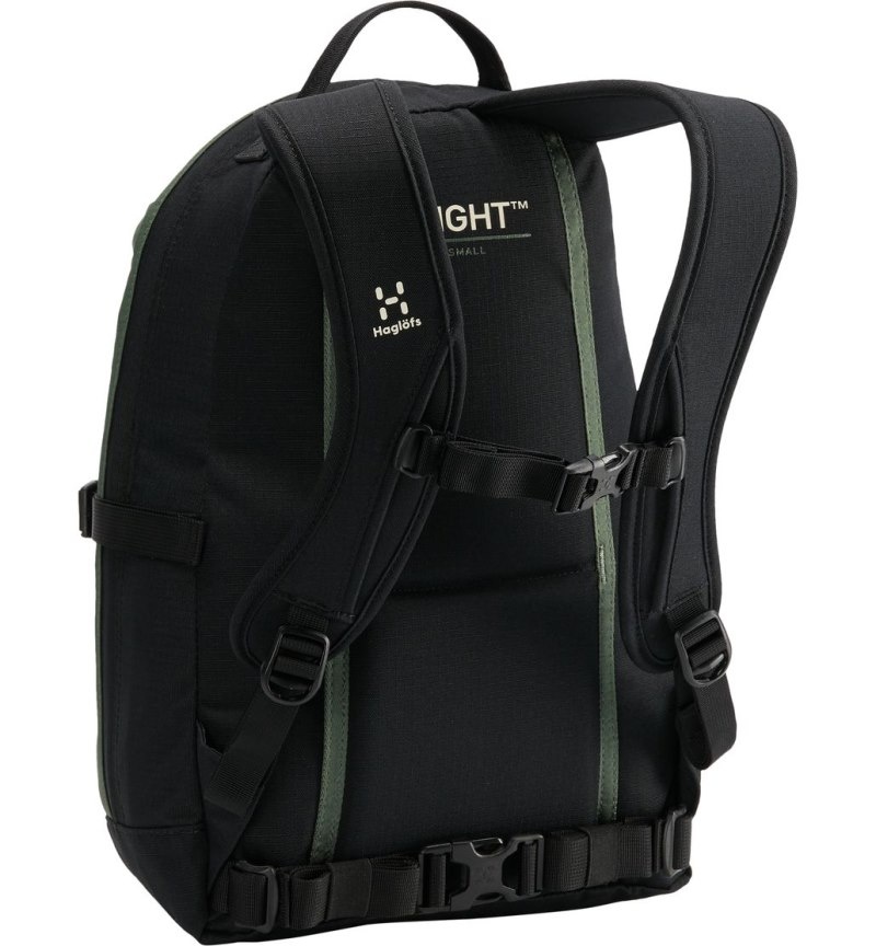 Men's Haglöfs Tight Small Daypacks & Laptop Backpacks Black / Green Canada | OT69-224