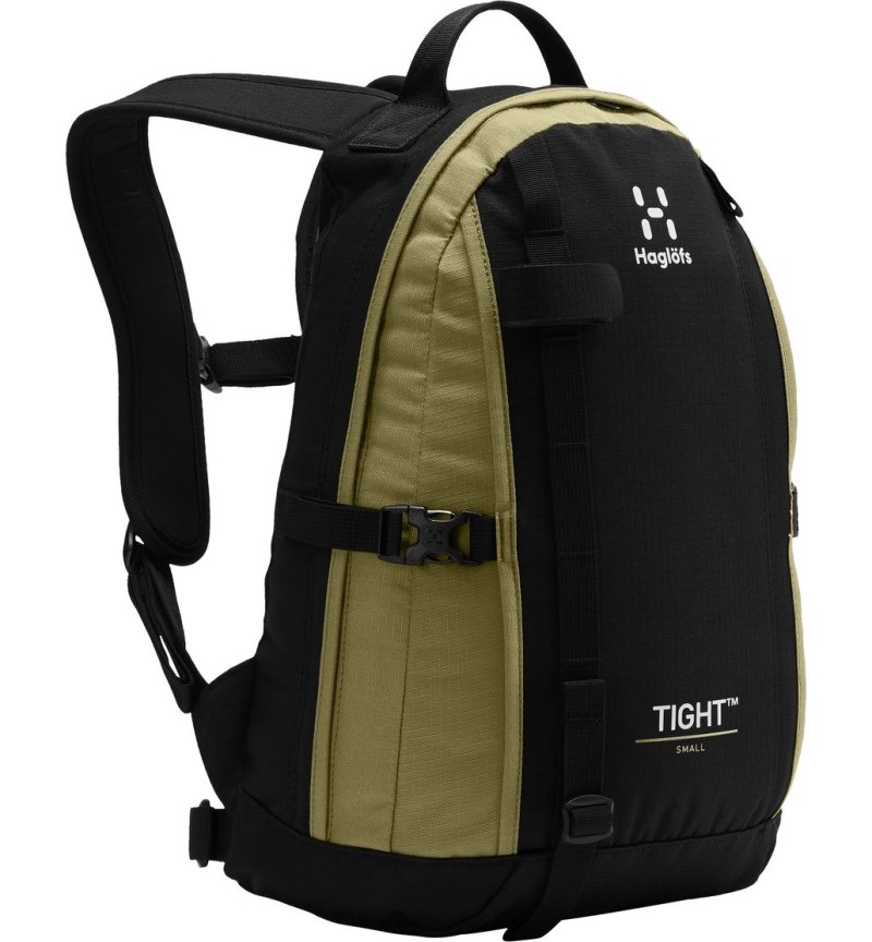 Men's Haglöfs Tight Small Daypacks & Laptop Backpacks Black / Olive Green Canada | AN04-627