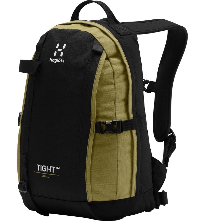 Men\'s Haglöfs Tight Small Daypacks & Laptop Backpacks Black / Olive Green Canada | AN04-627