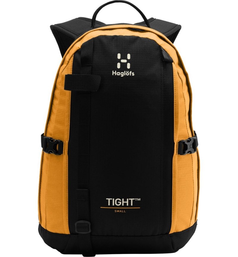 Men's Haglöfs Tight Small Daypacks & Laptop Backpacks Black / Yellow Canada | NX12-998