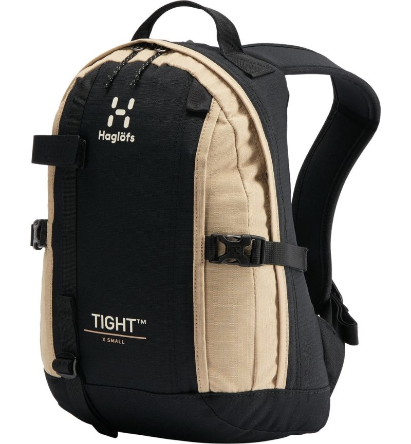 Men's Haglöfs Tight X-Small Backpacks Black / Beige Canada | YL64-535