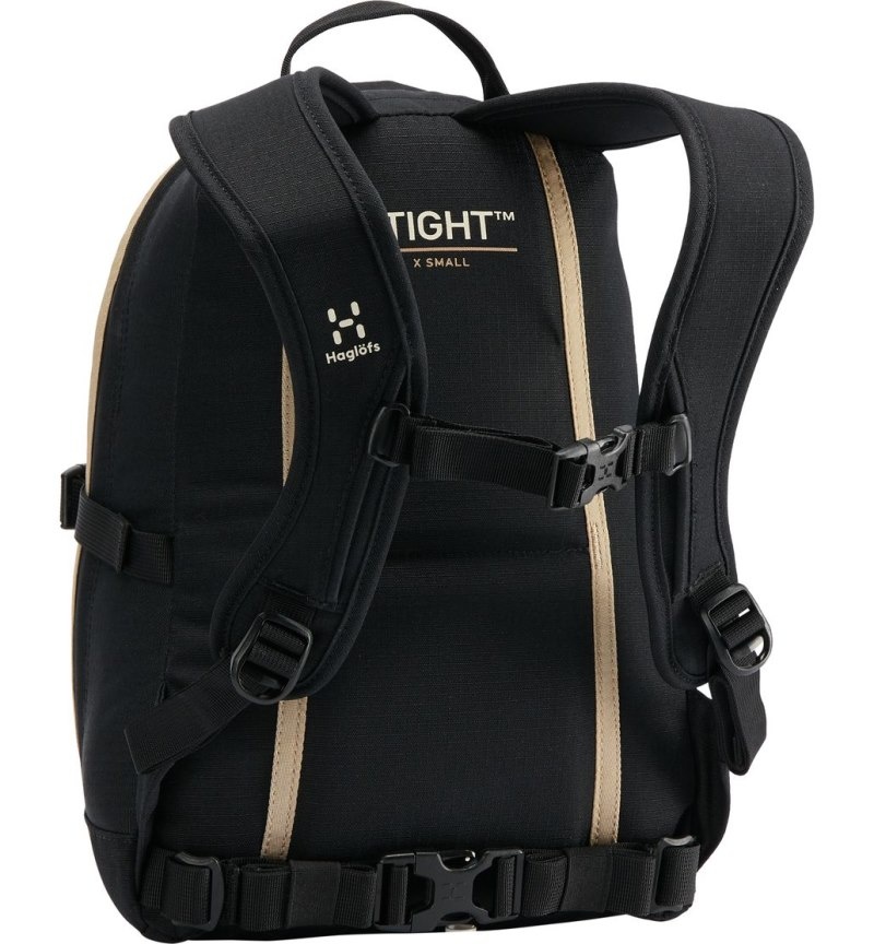 Men's Haglöfs Tight X-Small Backpacks Black / Beige Canada | YL64-535