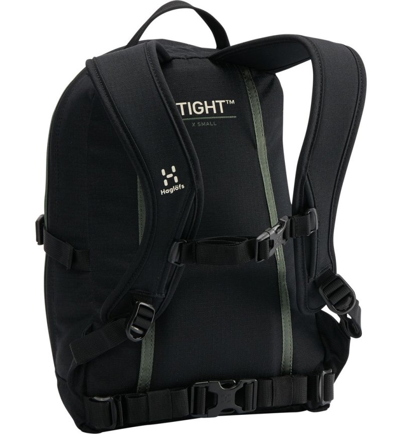 Men's Haglöfs Tight X-Small Backpacks Black / Green Canada | VC93-874