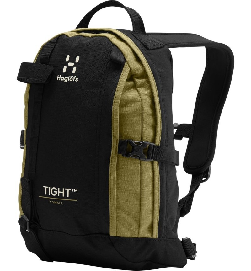 Men's Haglöfs Tight X-Small Backpacks Black / Olive Green Canada | FT84-444