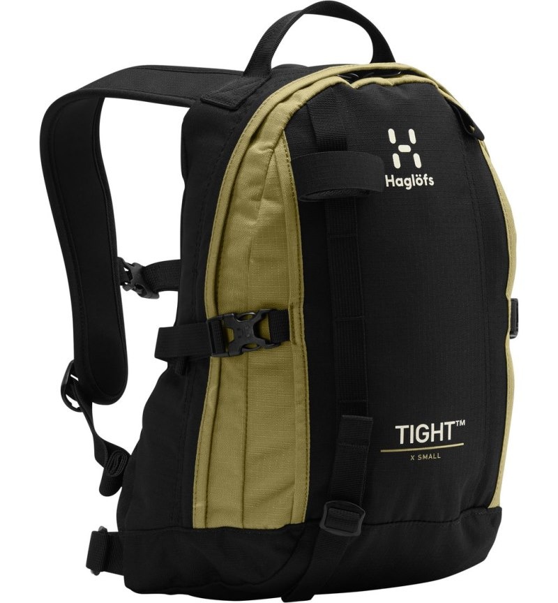 Men's Haglöfs Tight X-Small Backpacks Black / Olive Green Canada | FT84-444