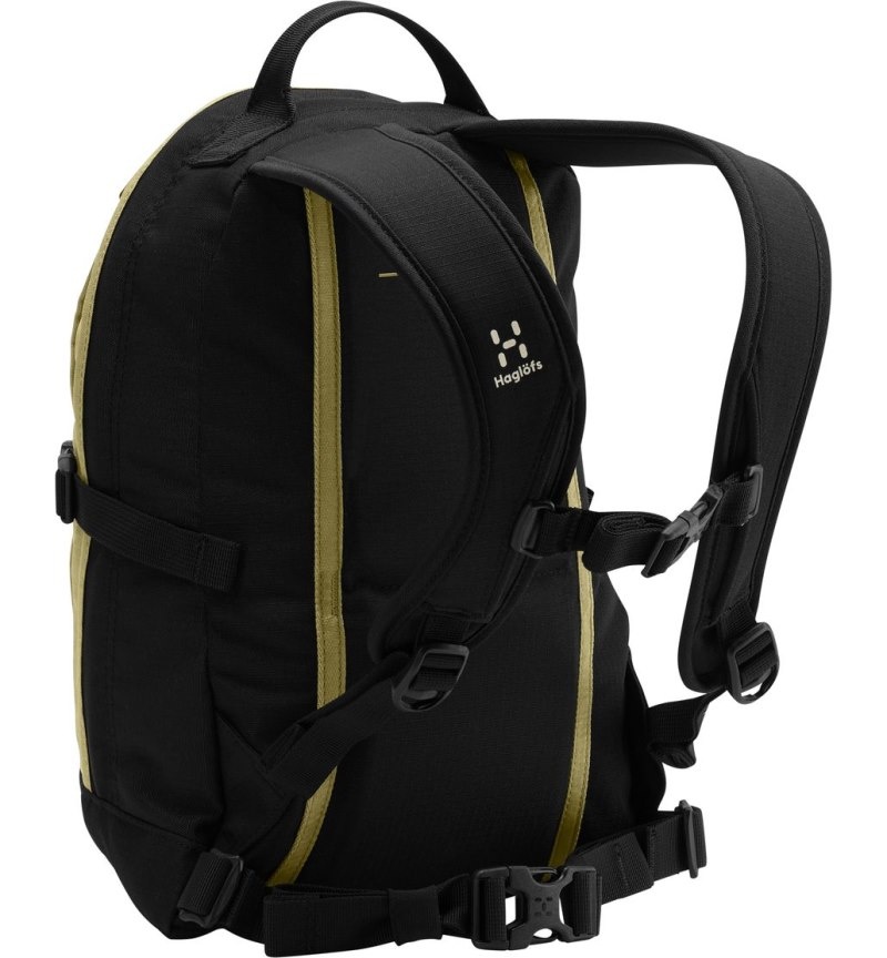 Men's Haglöfs Tight X-Small Backpacks Black / Olive Green Canada | FT84-444