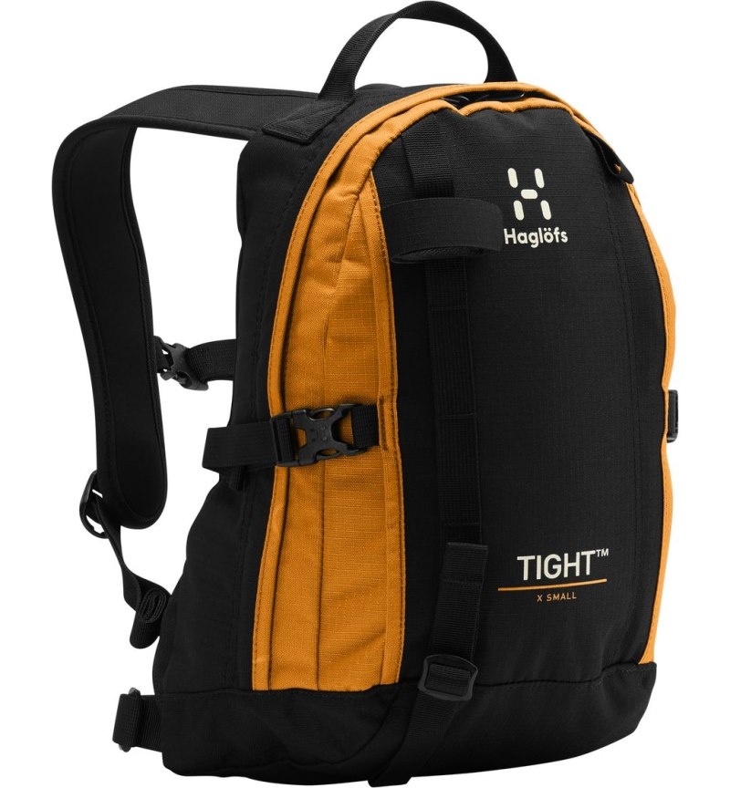 Men's Haglöfs Tight X-Small Backpacks Black / Yellow Canada | JN85-061