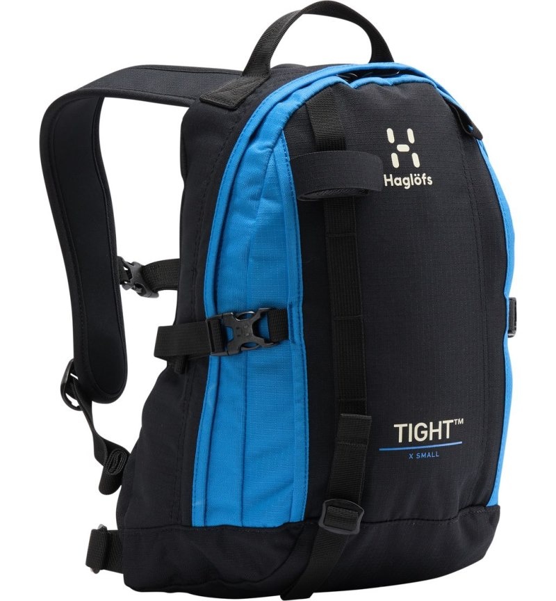 Men's Haglöfs Tight X-Small Hiking Backpacks Black / Blue Canada | ZF20-488