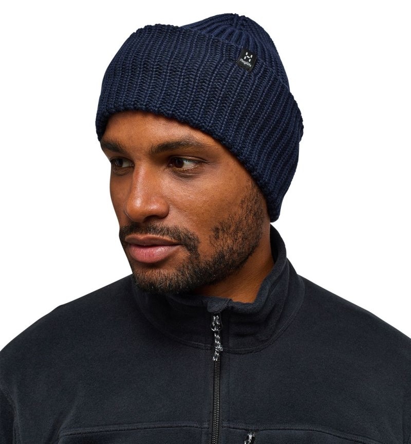 Men's Haglöfs Top Out Beanie Beanies Blue Canada | NO29-353