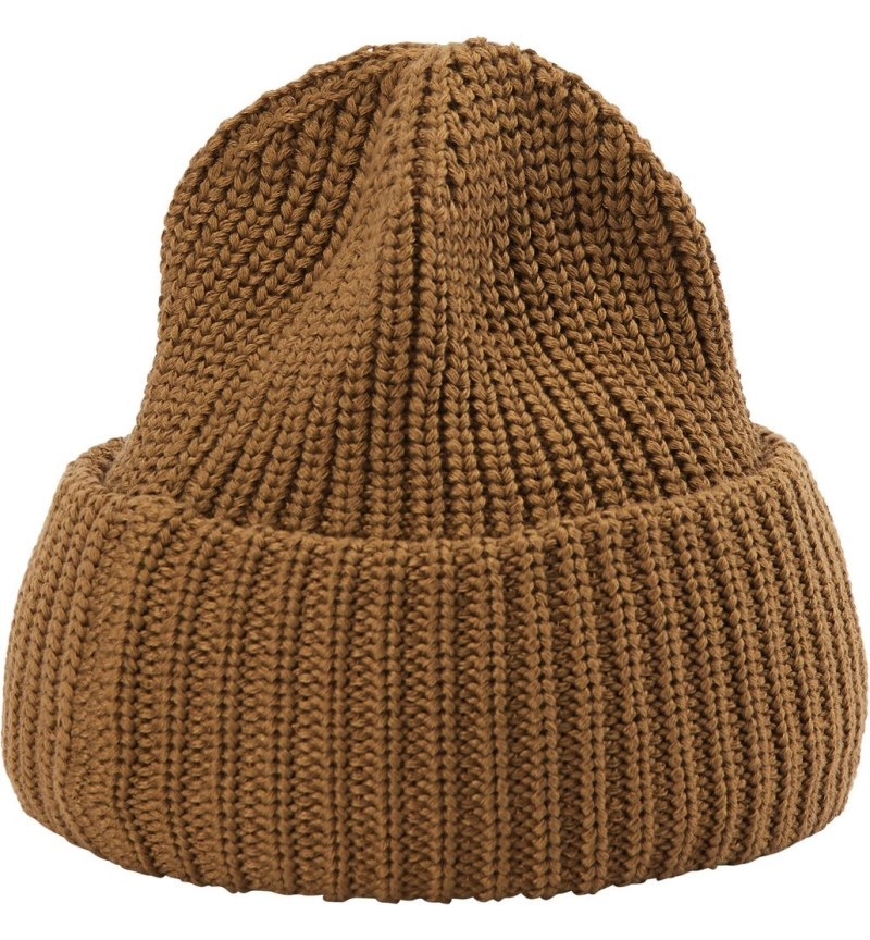 Men's Haglöfs Top Out Beanie Beanies Brown Canada | FA02-583