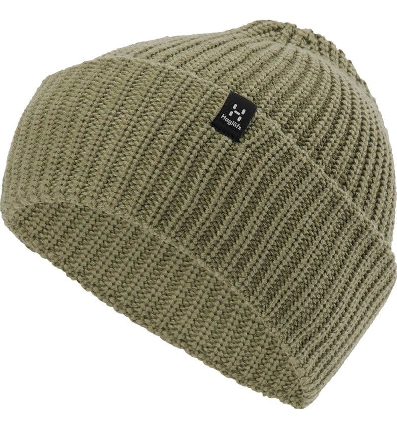 Men's Haglöfs Top Out Beanie Beanies Green Canada | QA89-454