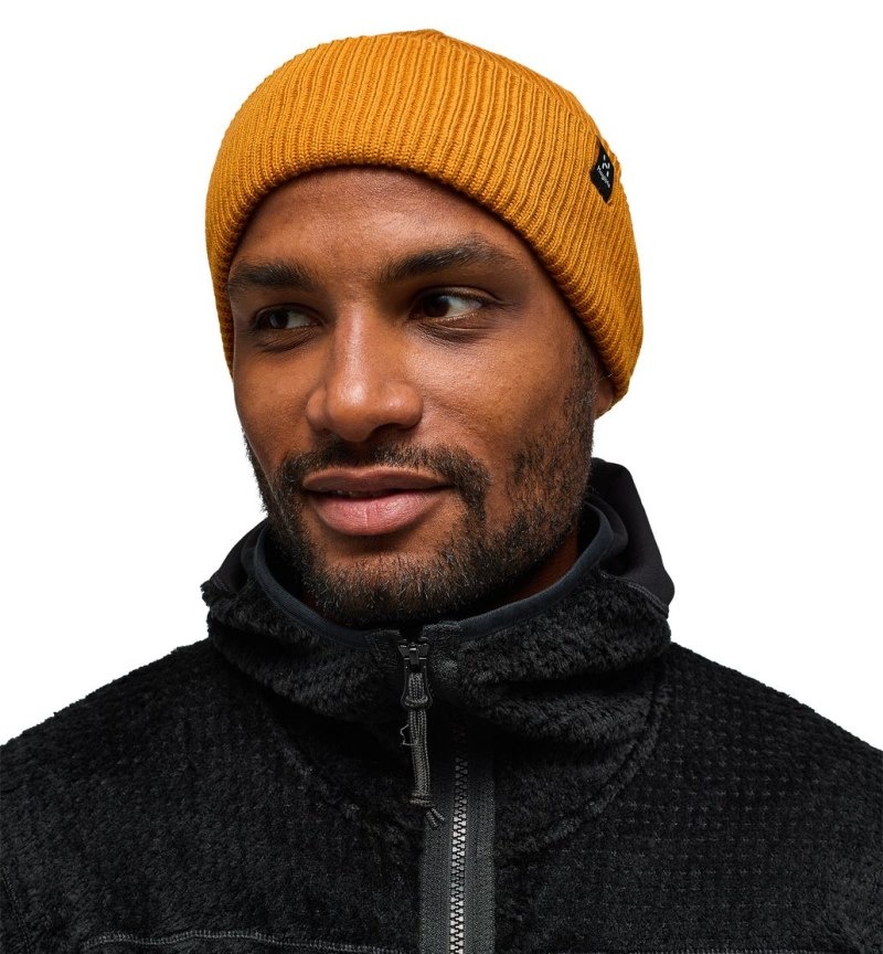 Men's Haglöfs Vassi Beanie Beanies Yellow Canada | UG14-552