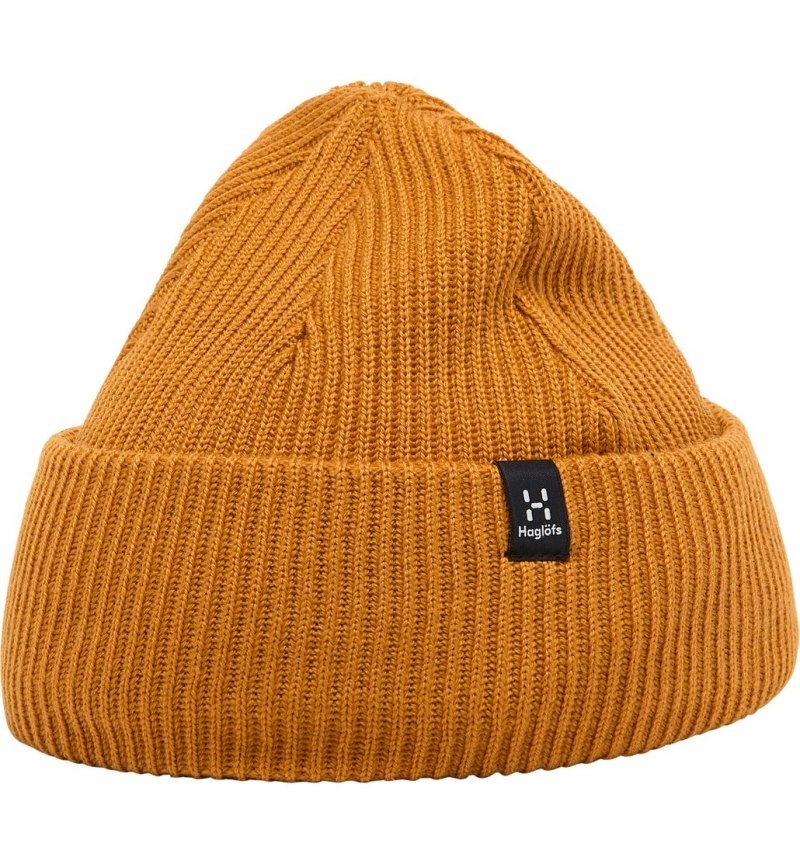 Men\'s Haglöfs Vassi Beanie Beanies Yellow Canada | UG14-552