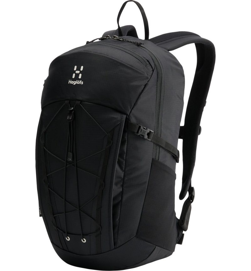 Men's Haglöfs Vide 20 Daypacks & Laptop Backpacks Black Canada | AF93-061