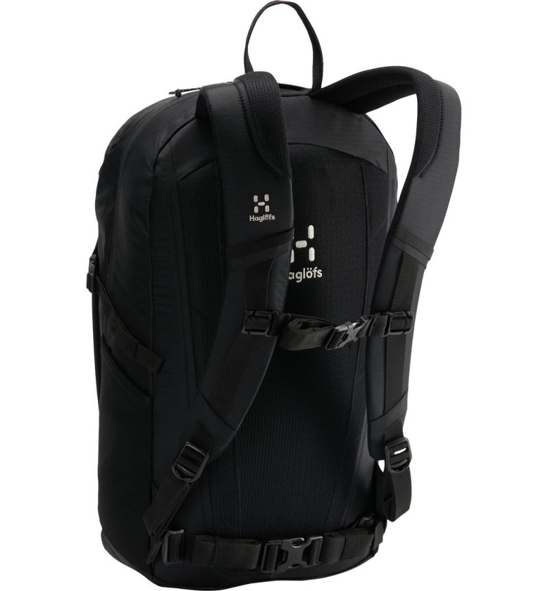 Men's Haglöfs Vide 20 Daypacks & Laptop Backpacks Black Canada | AF93-061