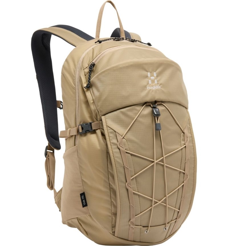 Men's Haglöfs Vide 25 Daypacks & Laptop Backpacks Beige Canada | CV95-485