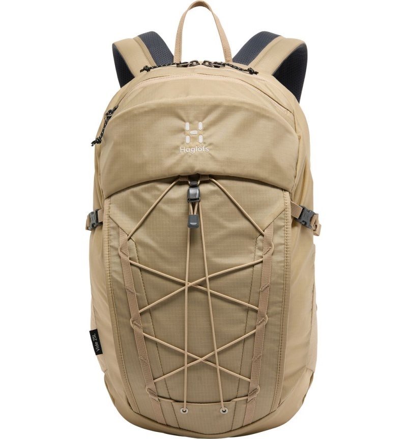 Men's Haglöfs Vide 25 Daypacks & Laptop Backpacks Beige Canada | CV95-485