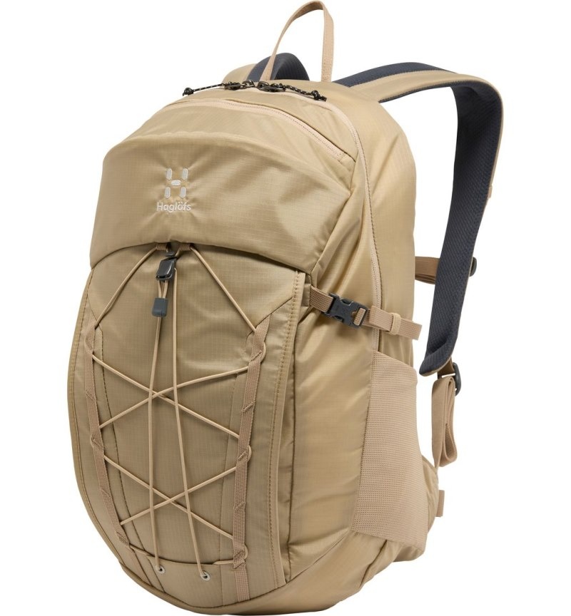 Men\'s Haglöfs Vide 25 Daypacks & Laptop Backpacks Beige Canada | CV95-485