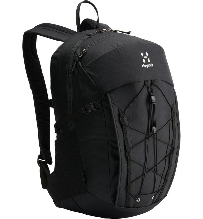 Men's Haglöfs Vide 25 Daypacks & Laptop Backpacks Black Canada | LR96-686