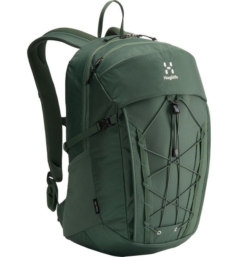 Men's Haglöfs Vide 25 Daypacks & Laptop Backpacks Green Canada | CO67-406