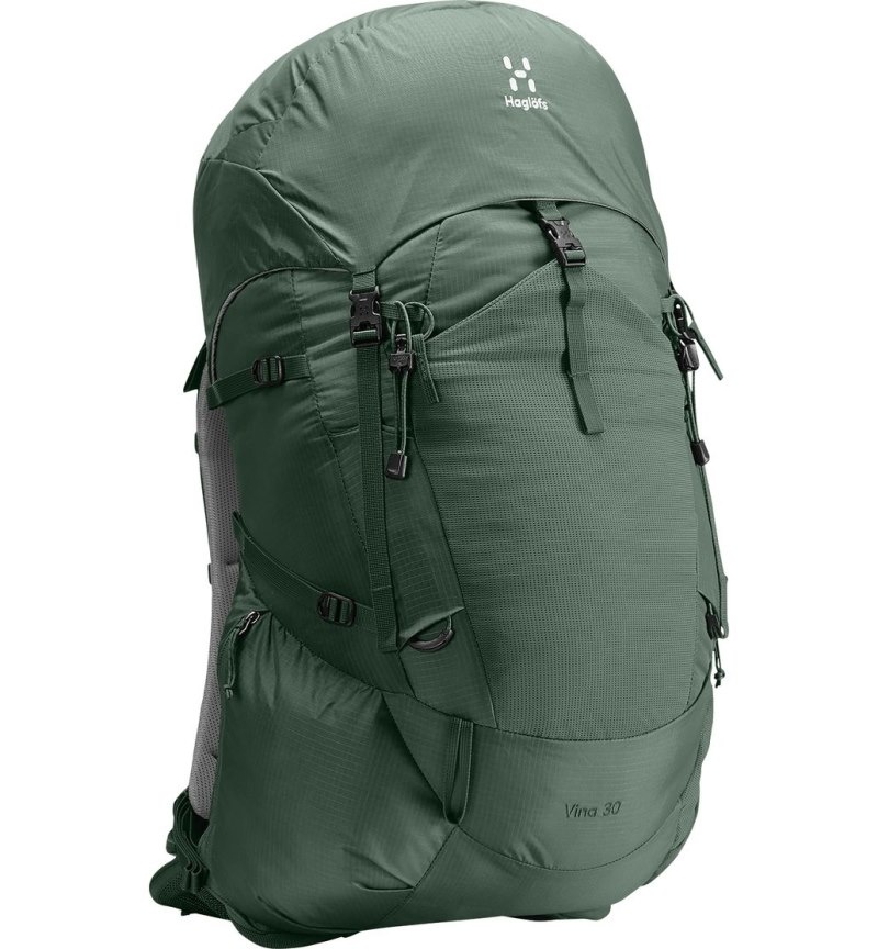 Men's Haglöfs Vina 30 Hiking Backpacks Green Canada | AS26-339