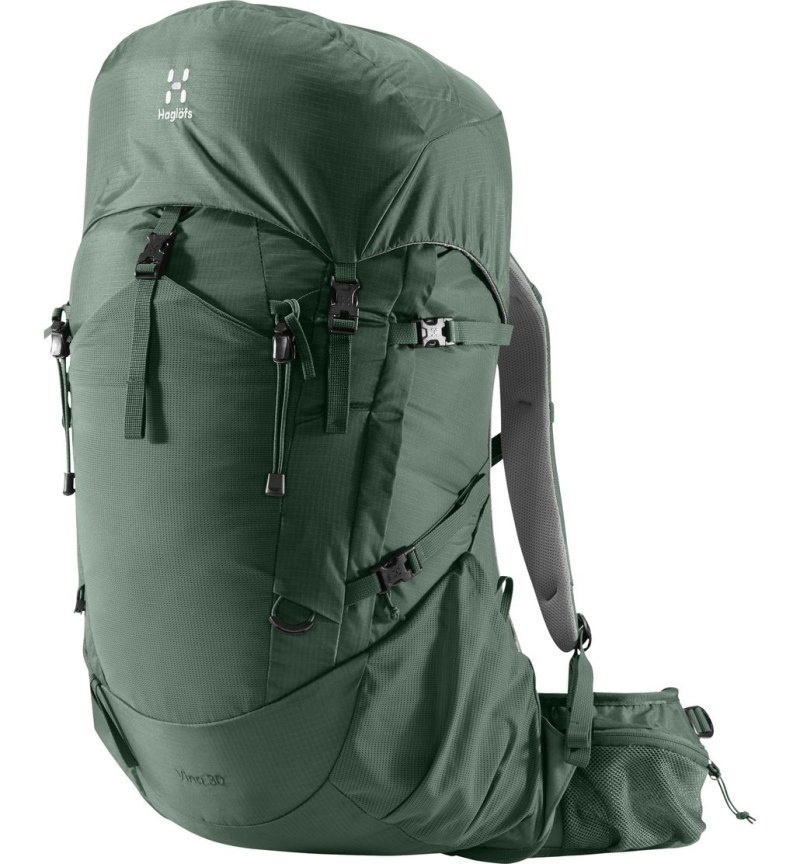 Men\'s Haglöfs Vina 30 Hiking Backpacks Green Canada | AS26-339