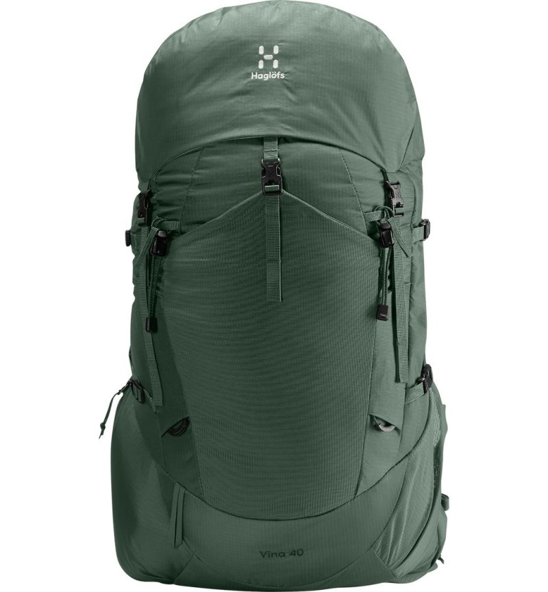 Men's Haglöfs Vina 40 Hiking Backpacks Green Canada | LG64-591