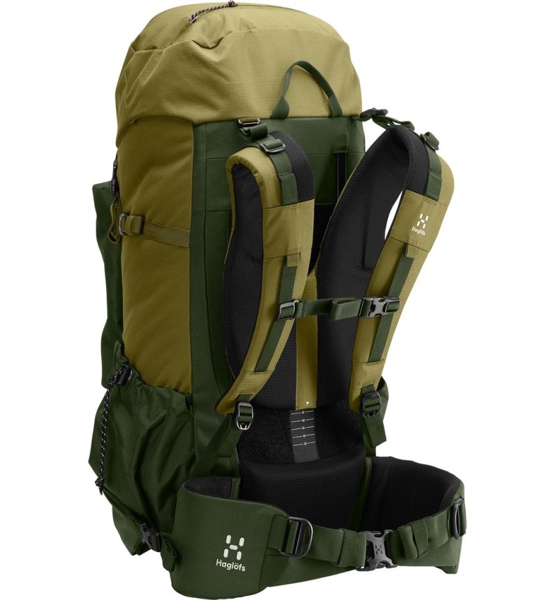 Men's Haglöfs Vyn 55 Hiking Backpacks Green / Olive Green Canada | YT63-983