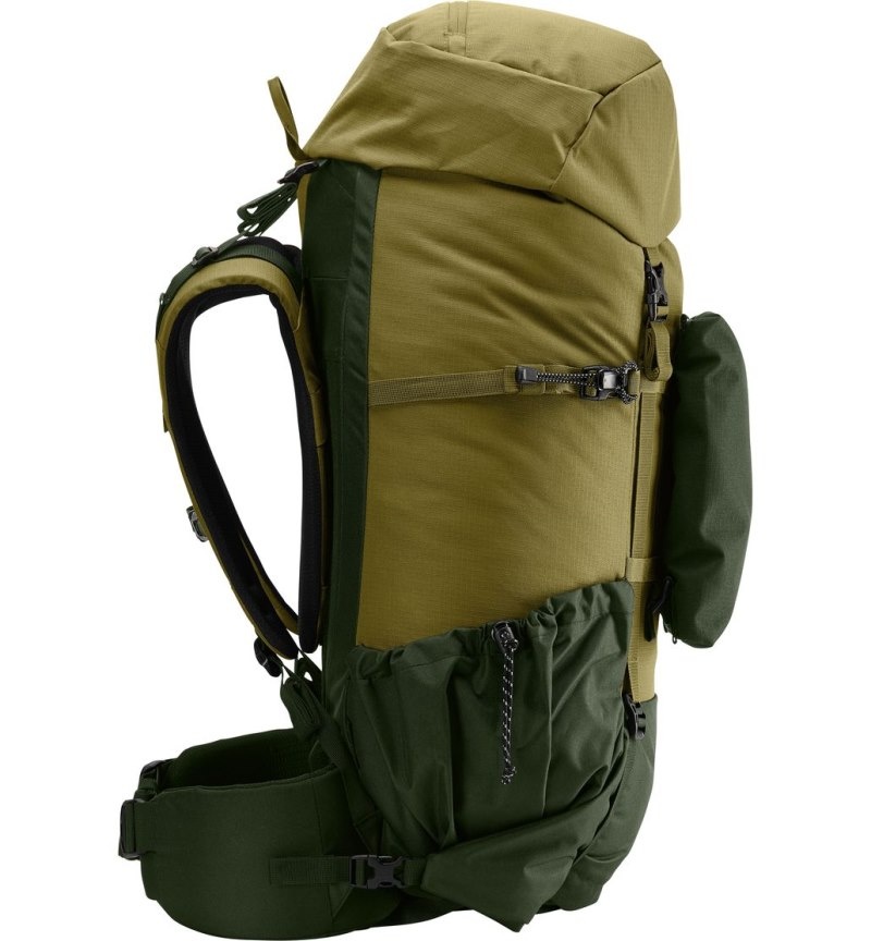 Men's Haglöfs Vyn 70 Hiking Backpacks Green / Olive Green Canada | KQ21-262