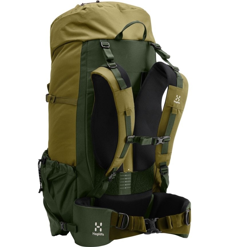 Men's Haglöfs Vyn 70 Hiking Backpacks Green / Olive Green Canada | KQ21-262